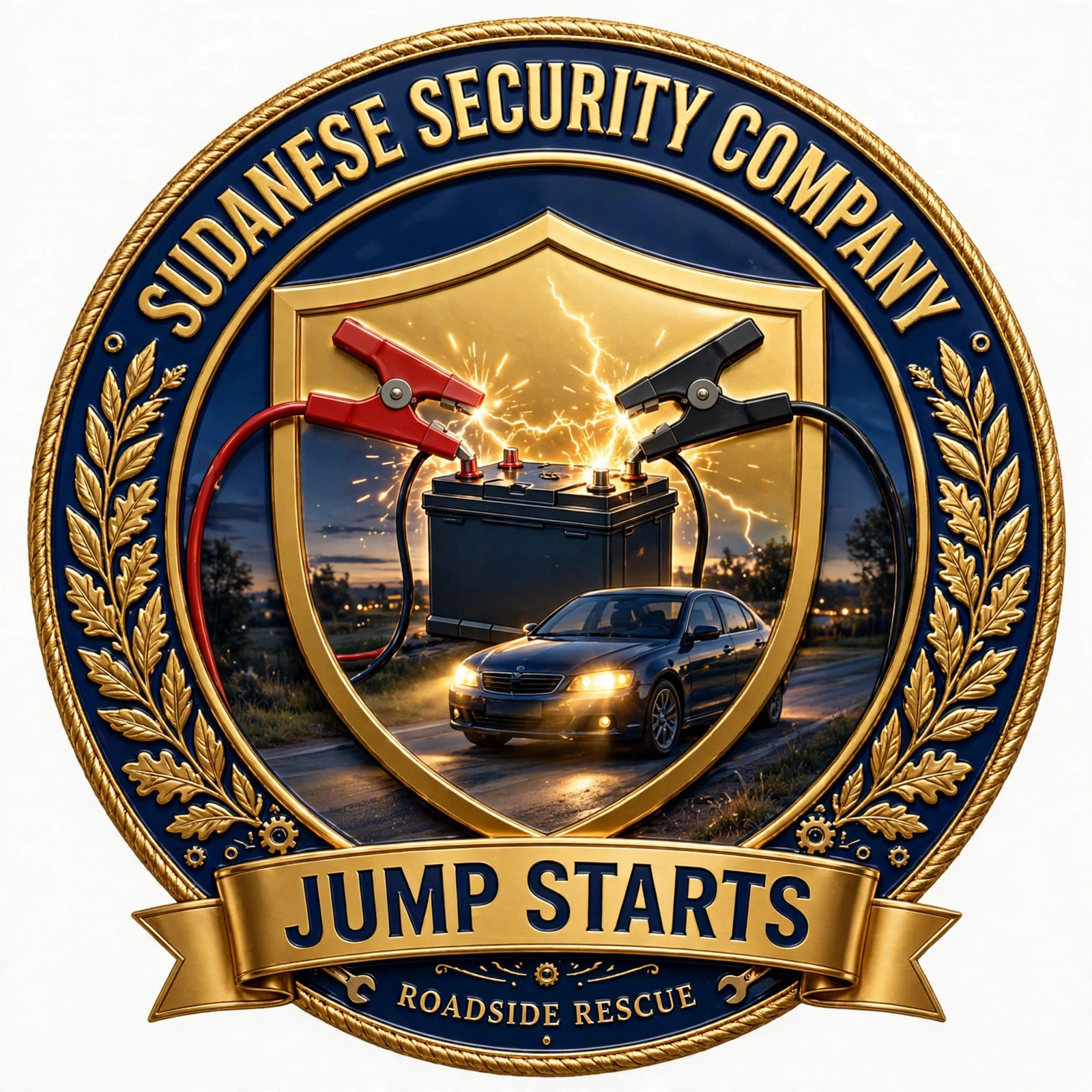 Sudanese Security Company Jump Starts emblem